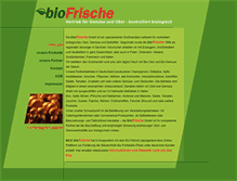 Tablet Screenshot of biofrische.de